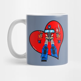 Valentine Optimus Prime Mug